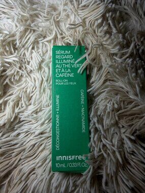 NEW innisfree Green Tea Caffeine Bright Eye Serum 10ml Roll On